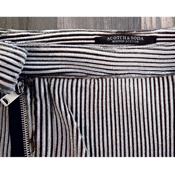 Scotch & Soda Velvet Corduroy Mini Wrap Skirt - Picture 8 of 14